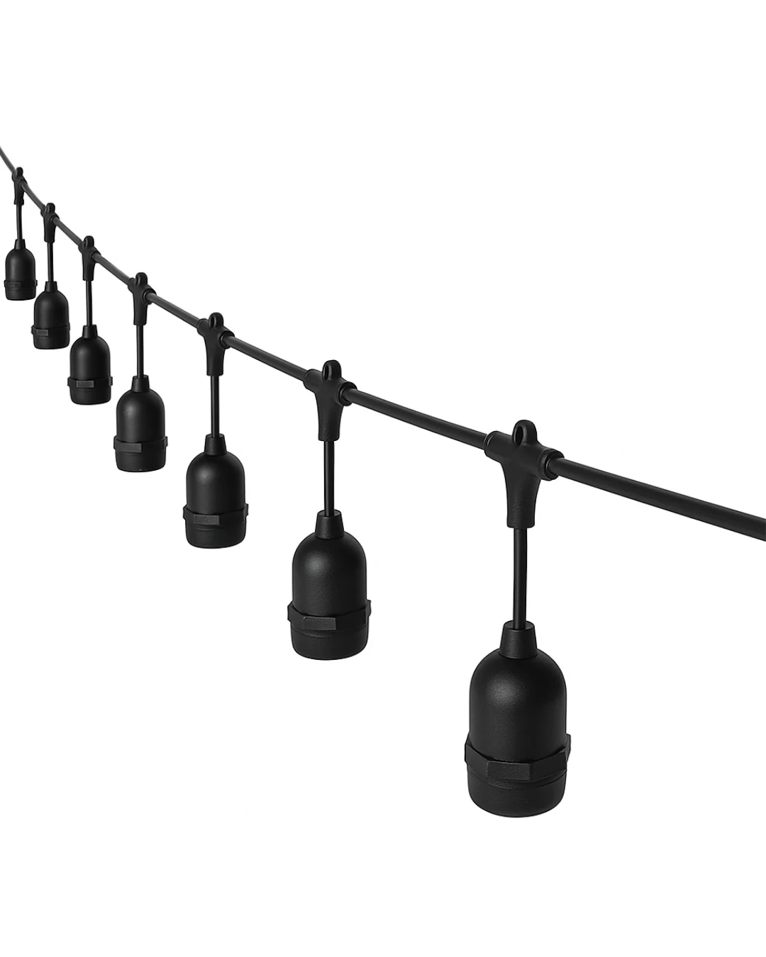 10 Metre 10 Duy E27 Dekoratif Dış Mekan Aydınlatma Seti